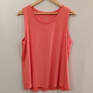 J.Jill pima back pleat tank top